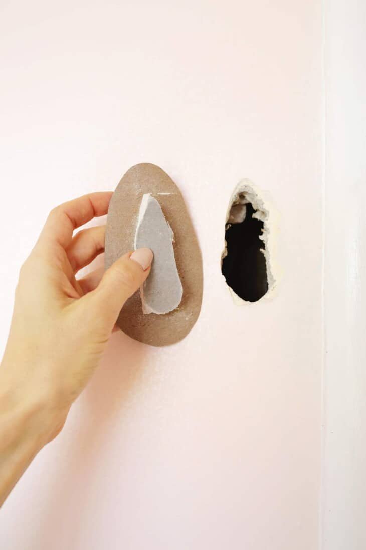 Easy Hack To Patch A Drywall Hole